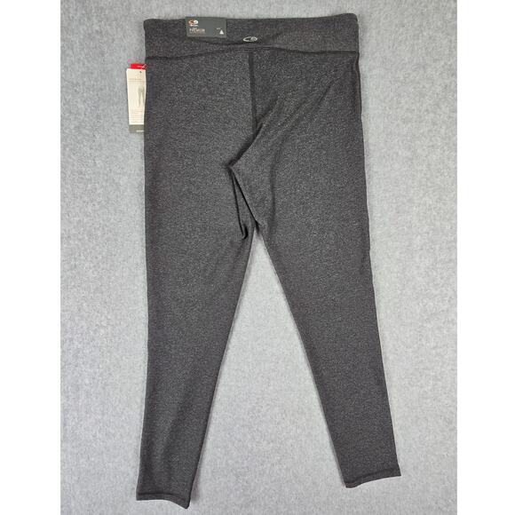 NWT Champion Leggings Womens Size Large Gray Reversible Hidden Pocket - Picture 2 of 14